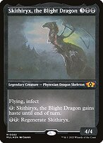 Skithiryx, the Blight Dragon (MUL-082) - mythic - Etched Foil