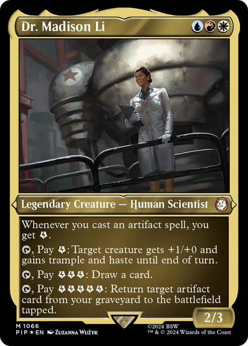 Dr. Madison Li (PIP-1066) - mythic - Etched Foil