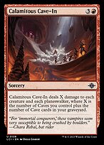 Calamitous Cave-In (LCI-139) - uncommon