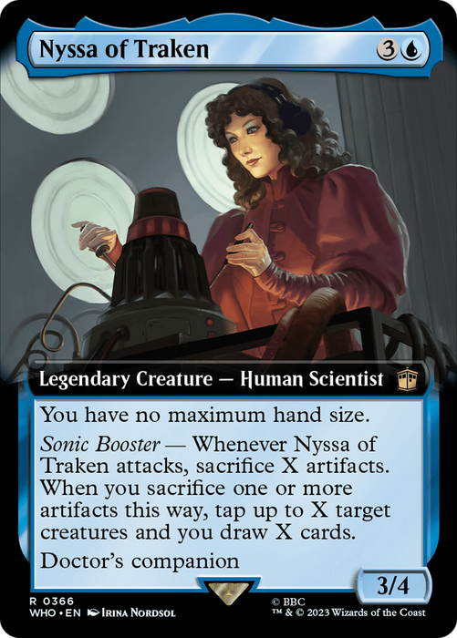 Nyssa of Traken (WHO-366) - rare: (Extended Art) - Foil