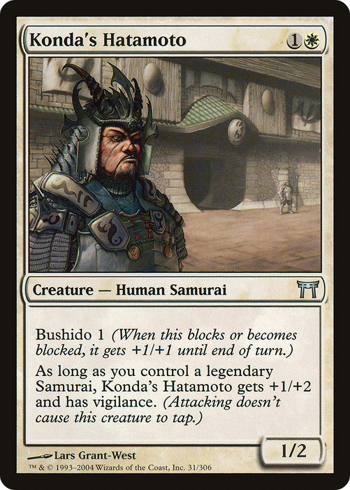 Konda's Hatamoto (CHK-031) - uncommon - Foil