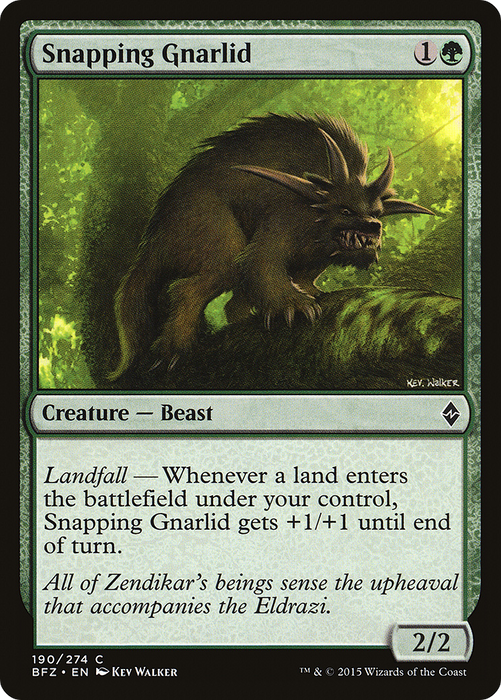 Snapping Gnarlid (BFZ-190) - common