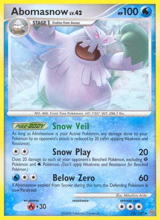 Abomasnow (012) - S  - Rare