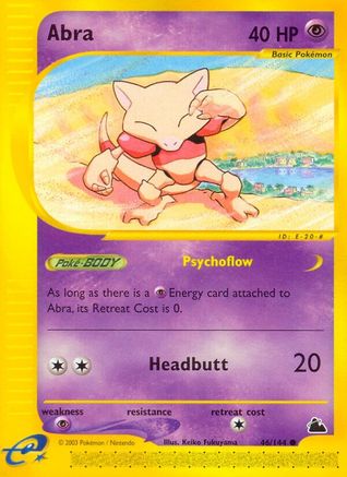 Abra (046) - S  - Common - Reverse Holofoil