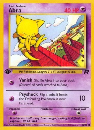 Abra (049/82) - TR  - Common - 1st Edition