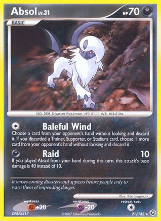 Absol (021/132) - SW  - Rare
