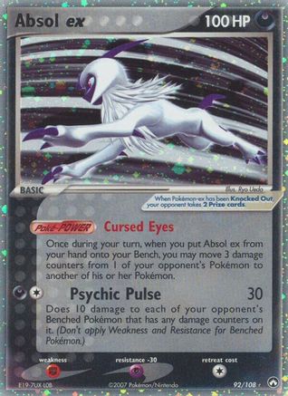 Absol ex (092) - PK  - Ultra Rare - Holofoil
