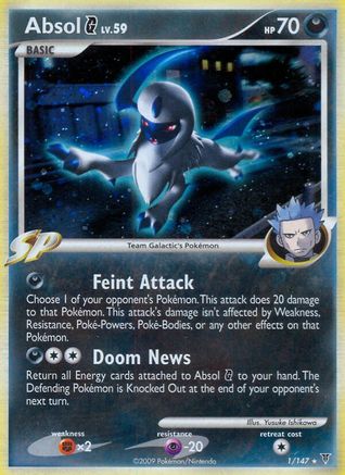 Absol G (001) - SV  - Holo Rare - Holofoil