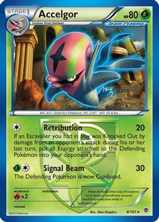 Accelgor (Team Plasma) (008/101) - PB  - Rare