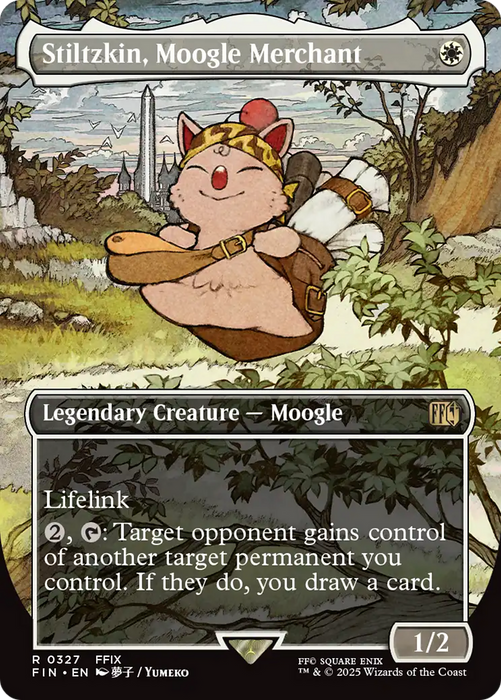 Stiltzkin, Moogle Merchant (FIN-327) - rare (Borderless)