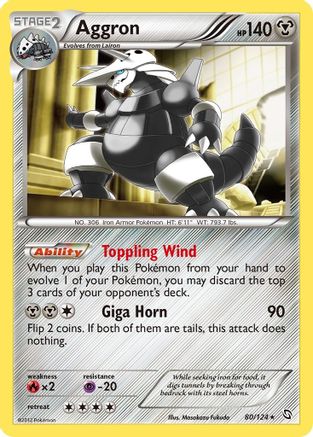Aggron (080) - DE  - Holo Rare - Reverse Holofoil