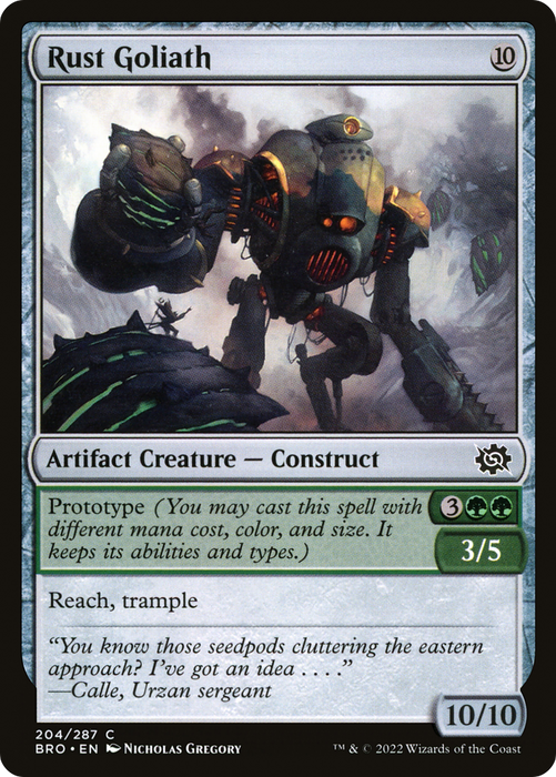 Rust Goliath (BRO-204) - common - Foil