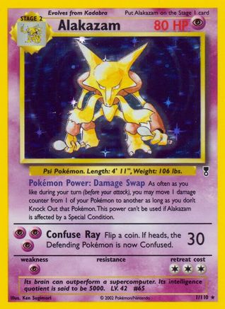 Alakazam (001) - LC  - Holo Rare - Reverse Holofoil