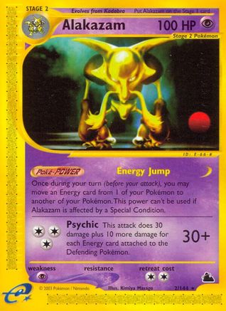 Alakazam (2) (002) - S  - Rare - Reverse Holofoil