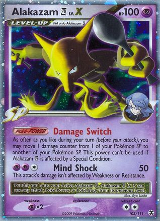 Alakazam E4 Lv.X (103) - RR  - Ultra Rare - Holofoil