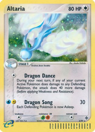 Altaria (002) - D  - Holo Rare - Holofoil