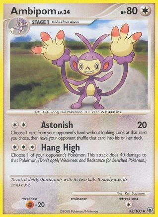 Ambipom (035) - MD  - Uncommon - Reverse Holofoil