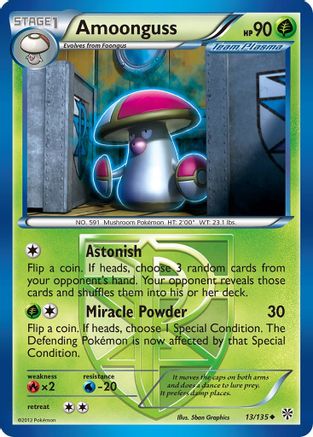 Amoonguss (Team Plasma) (013) - PS  - Uncommon - Reverse Holofoil