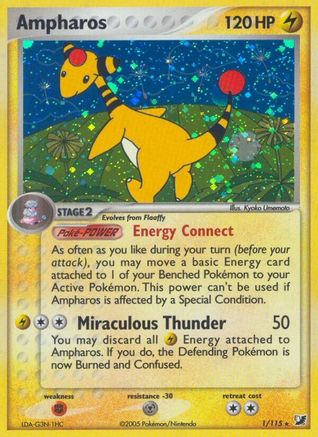 Ampharos () - UF - Holo Rare - Holofoil