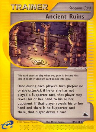 Ancient Ruins (119) - S  - Uncommon - Reverse Holofoil