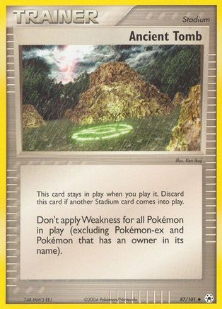 Ancient Tomb (087) - HL  - Uncommon - Reverse Holofoil