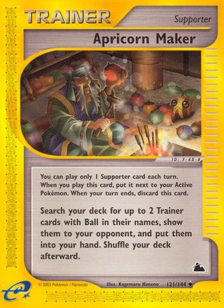 Apricorn Maker (121) - S  - Uncommon - Reverse Holofoil