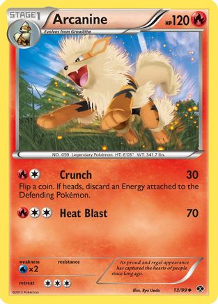 Arcanine (13) (013/99) - ND  - Uncommon - Reverse Holofoil