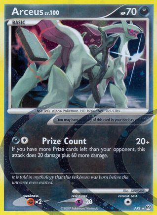 Arceus (AR1) (AR1) - A  - Holo Rare - Holofoil