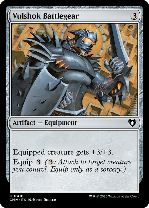 Vulshok Battlegear (CMM-418) - common - Foil