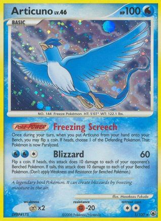 Articuno (001) - MD  - Holo Rare - Reverse Holofoil