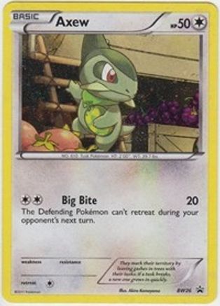 Axew (BW26) - BAWP  - Promo - Holofoil