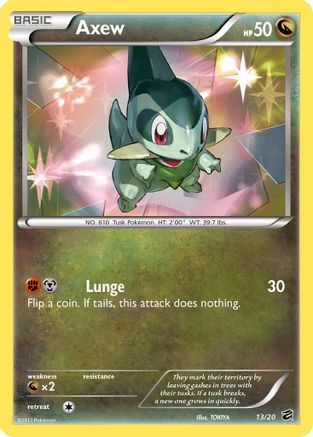 Axew (13) (013) - DV  - Holo Rare - Holofoil