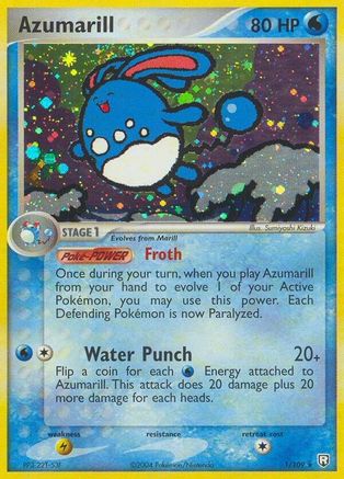 Azumarill (001) - TRR  - Holo Rare - Holofoil