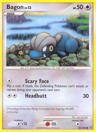 Bagon (053/100) - S  - Common - Reverse Holofoil