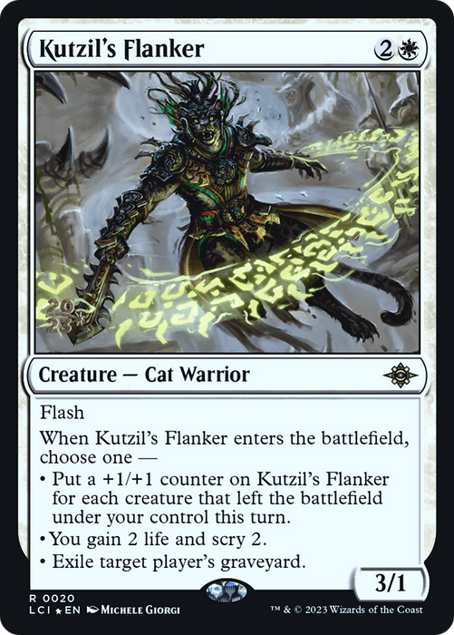 Kutzil's Flanker (PRE-20S) - rare - Foil