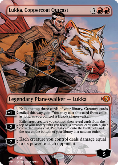 Lukka, Coppercoat Outcast (PRM-80801) - mythic