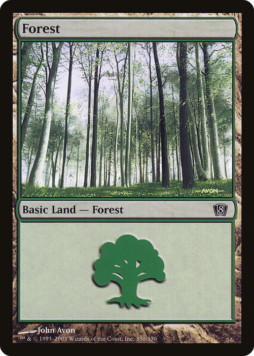 Forest (8ED-350★) - common - Foil