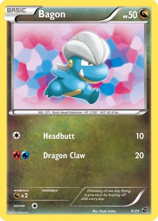 Bagon (006/20) - DV  - Holo Rare - Holofoil