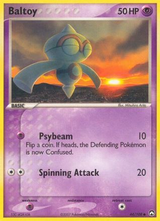 Baltoy (044) - PK  - Common - Reverse Holofoil