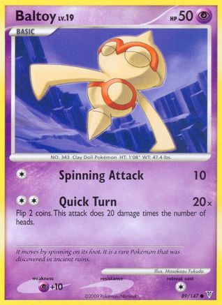 Baltoy (089) - SV  - Common - Reverse Holofoil