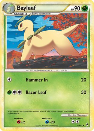 Bayleef (040/95) - COL  - Uncommon - Reverse Holofoil
