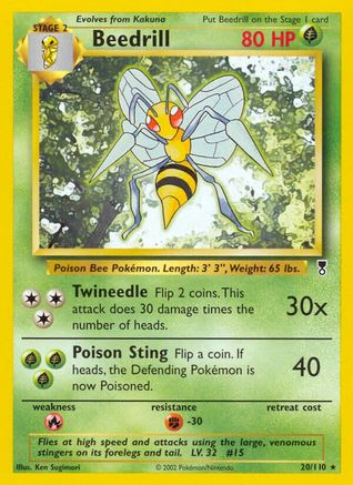 Beedrill (020) - LC  - Rare