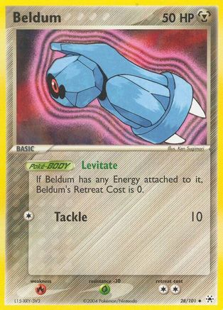 Beldum (028/101) - HL  - Uncommon - Reverse Holofoil