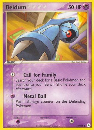 Beldum (054/101) - HL  - Common - Reverse Holofoil