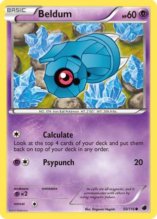 Beldum (050) - PF  - Common - Reverse Holofoil