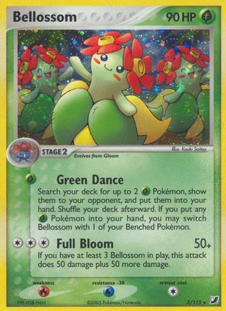 Bellossom (003) - UF  - Holo Rare - Reverse Holofoil