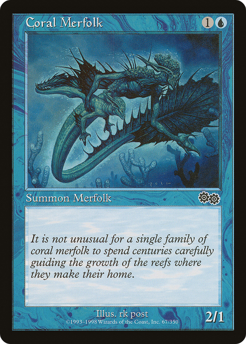Coral Merfolk (USG-067) - common