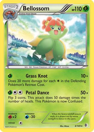 Bellossom (004) - BC  - Rare - Reverse Holofoil