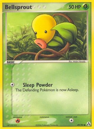 Bellsprout (049) - LM  - Common - Reverse Holofoil