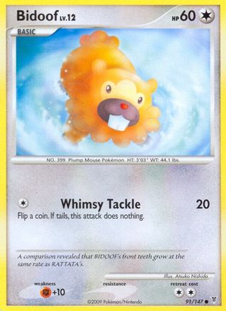 Bidoof (091) - SV  - Common
